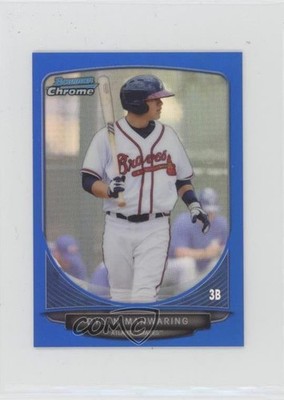 2013 Bowman Chrome Minis Blue Refractor 93/99 Dylan Manwaring #175 0l2