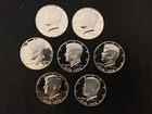 Seven  1976-S Kennedy Half Dollar- Choice Gem Proof.  40% Silver