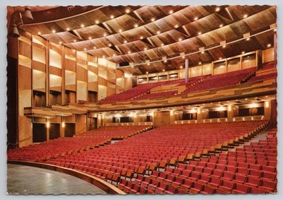 Gelsenkirchen Musiktheater Im Revier Modern Theater Auditorium Postcard