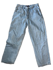 Vintage Karl Kani Jeans Carpenter Baggy Denim Light Wash Hip Hop Y2K Mens 34x34