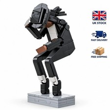 Michael Jackson Building Block Brick Set Kit 151 pcs 7.2in Figure Statue Puzzle.