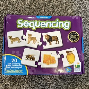 The Learning Journey Match It! Sequencing Puzzle Educational Game Complete