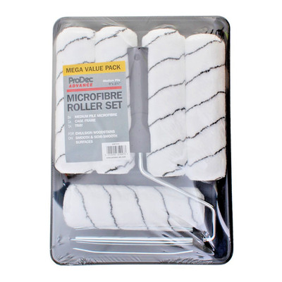 ProDec Advance Mikrofaser Farbroller-Set 9 Zoll x 1,75 Zoll 7-teilig Wände Decken inkl. MwSt.