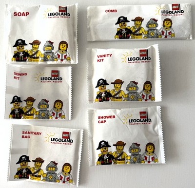 LEGO Hotel Malaysia Resort Amenities Set | Rare Collector s Vanity Kit Soap Comb