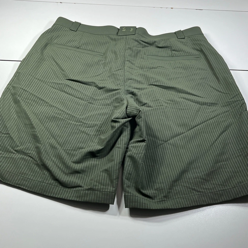 Pantalones Cortos Under Armour Para Hombre Talla 38 Verde Rayas Chino Golf HeatGear Performance  Foto 4 de 4