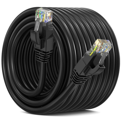 Cat 6 Ethernet Cable - 100 Ft High-Speed LAN, Internet, Patch & Network Cable -