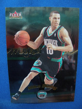 2001 Fleer Mystique Basketball Mike Bibby Vancouver Grizzles #17