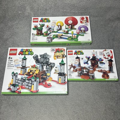 LEGO Super Mario Lot  Bowser Castle& King Boo Haunted Yard (71368 71369 71377)