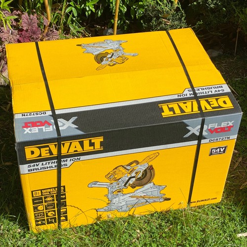 🟢 Dewalt Mitre Saw XR FlexVolt Slide 250mm 54V BOdy Unit DCS727N Boxed Original - 第 6/24 張圖片