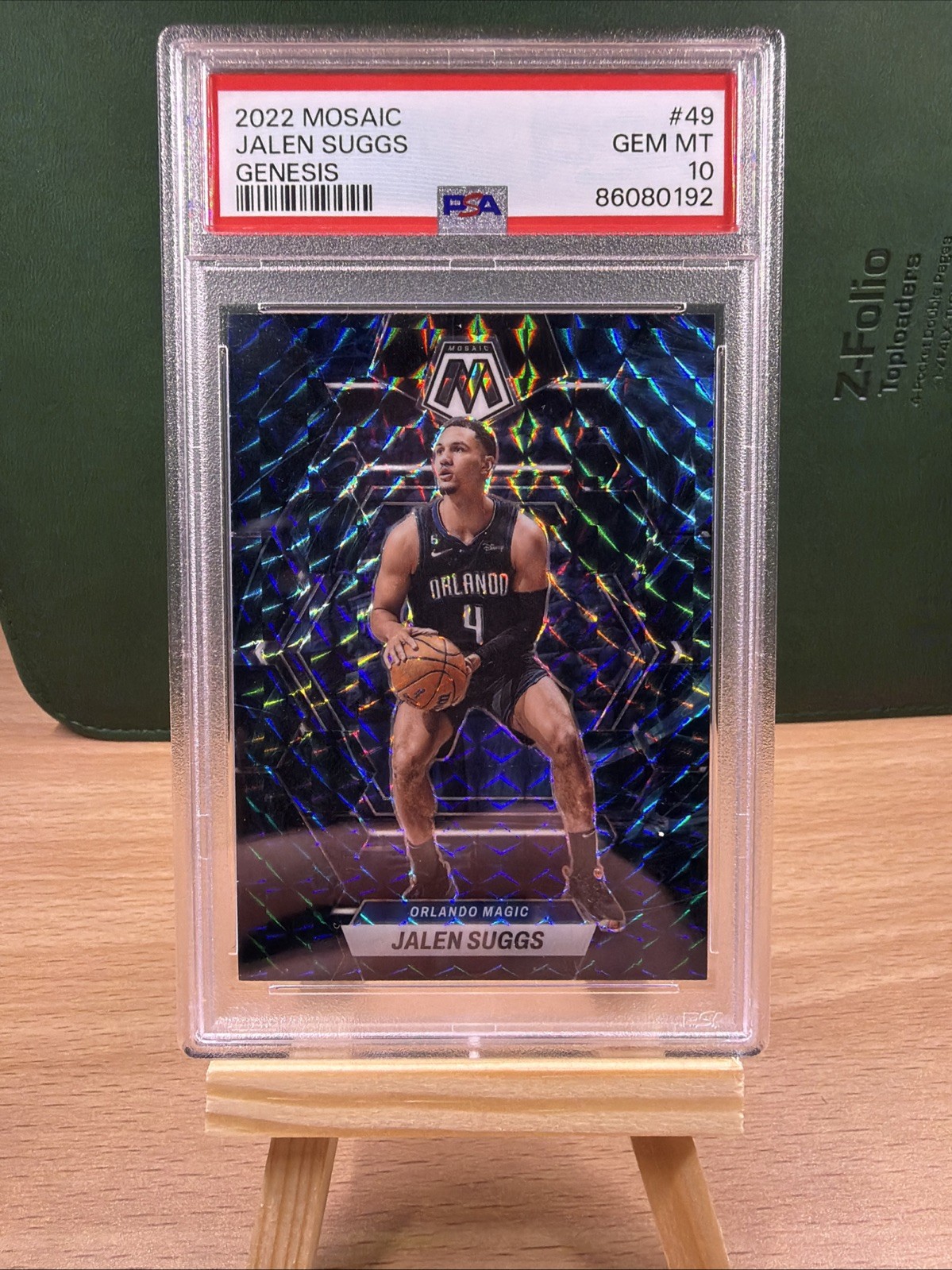 2022-23 Panini Mosaic Jalen Suggs #49 Genesis Mosaic Prizm PSA 10 POP 1