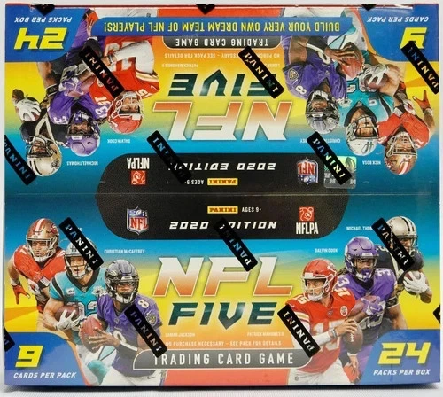 2020 Panini Five Football Factory Sealed 12 Box Hobby Booster Box Case - Image 2 of 2