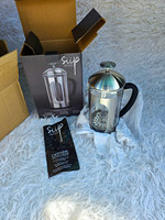 Siip Infuso 8 Cup Cafetiere 1L Stainless Steel French Press Coffee Maker Boxed