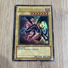 Yugioh Red-Eyes B. Dragon(Rotäugiger Blauer Drache) SDJ-001 LP Ultra Rare
