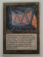 MTG Mana Crypt Magic the Gathering Book Promo Spanish