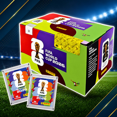 Panini FIFA World Cup 2026 Sticker Display   100 Tüten mit insgesamt 700 Sticker