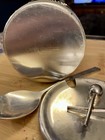 vintage 1970s Viners International silver-plated and ruby glass jam jar — photo 2