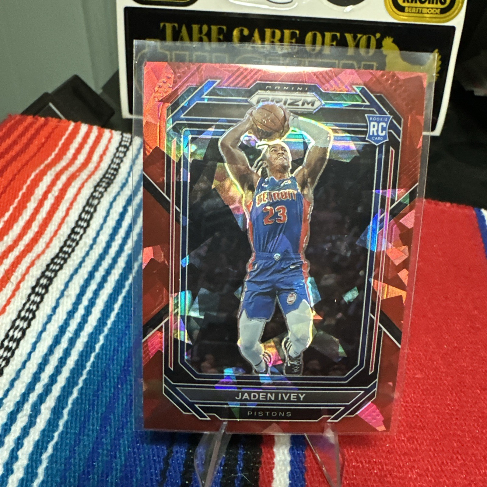 2022-23 Panini Prizm - Jaden Ivey #256 Red Ice Prizm (RC)