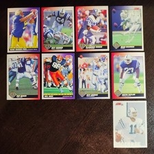 1991 Score -Nine Indianapolis Colts cards