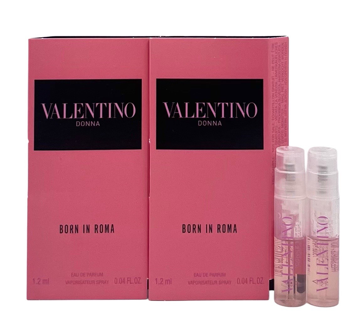 Valentino Donna Born in Roma Eau De Parfum Sample Spray 0.04oz/1.2ml Each X 2