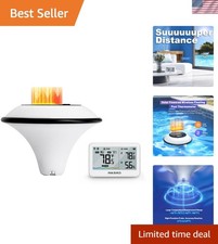 Versatile Solar Pool Thermometer: High Accuracy Wireless for Bath, Pond, Pool