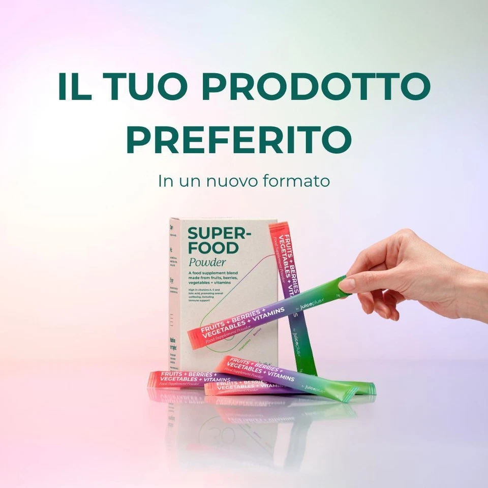 Superfood JuicePlus Bacche Frutta Verdura 10 Stick - Immagine 4 di 4