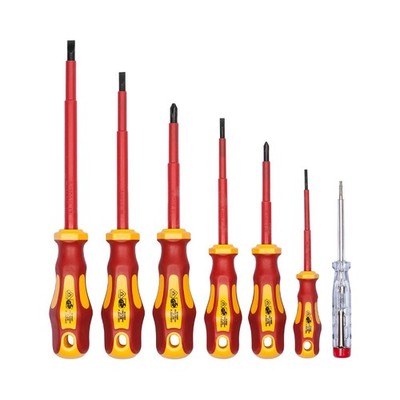 VDE Schraubenzieher Set 7tlg isoliert bis 1000V Schlitz & PH | WIESEMANN 1893