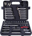 121-Piece Mechanics Tool Set, 1/4 & 3/8-Inch Drive | Metric