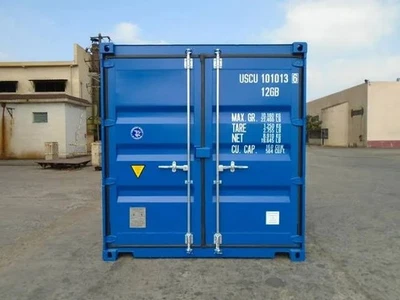 10ft High Cube Container NEU ONE TRIP Blau RAL5010 –Lager EU  Schnelle Lieferung - Bild 1 von 4