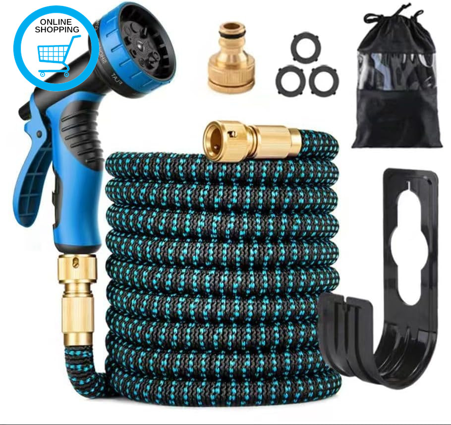 Flexible Garden Hoses 75Ft,Expandable Garden Hose Pipe,Robust Triple Latex Core,
