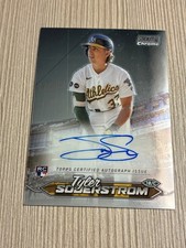 Tyler Soderstrom 2024 Topps Stadium Club Chrome Autograph RC Rookie Card A's