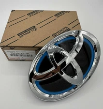 13-16 NEW TOYOTA AVALON FRONT GRILLE CHROME BLUE EMBLEM 2013 2014 2015 2016