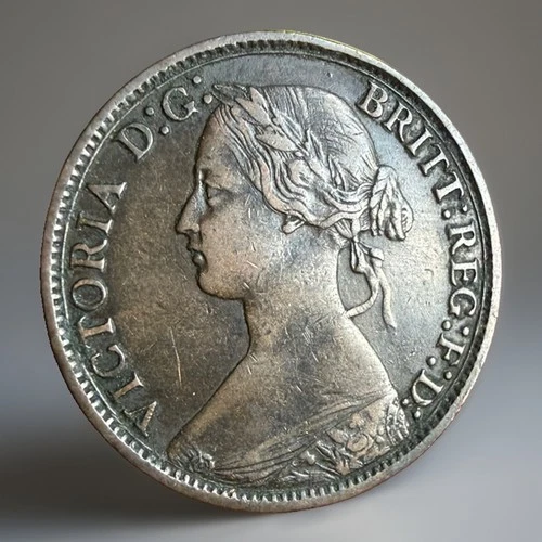 1869 Victoria Farthing — photo from the most recent tracked eBay sale