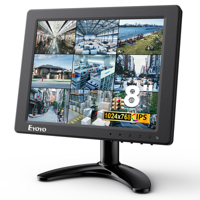 Eyoyo Small Security Monitor for Camera Mini PC 8 inch 1024x768 4