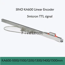 SINO Linear Glass Scale KA-600 1100 1200 1300 1400 1500mm 5um DRO Lathe Encoder