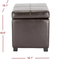 Safavieh MADISON SQ OTTOMAN, Reduced Price 2172726478 HUD8228A