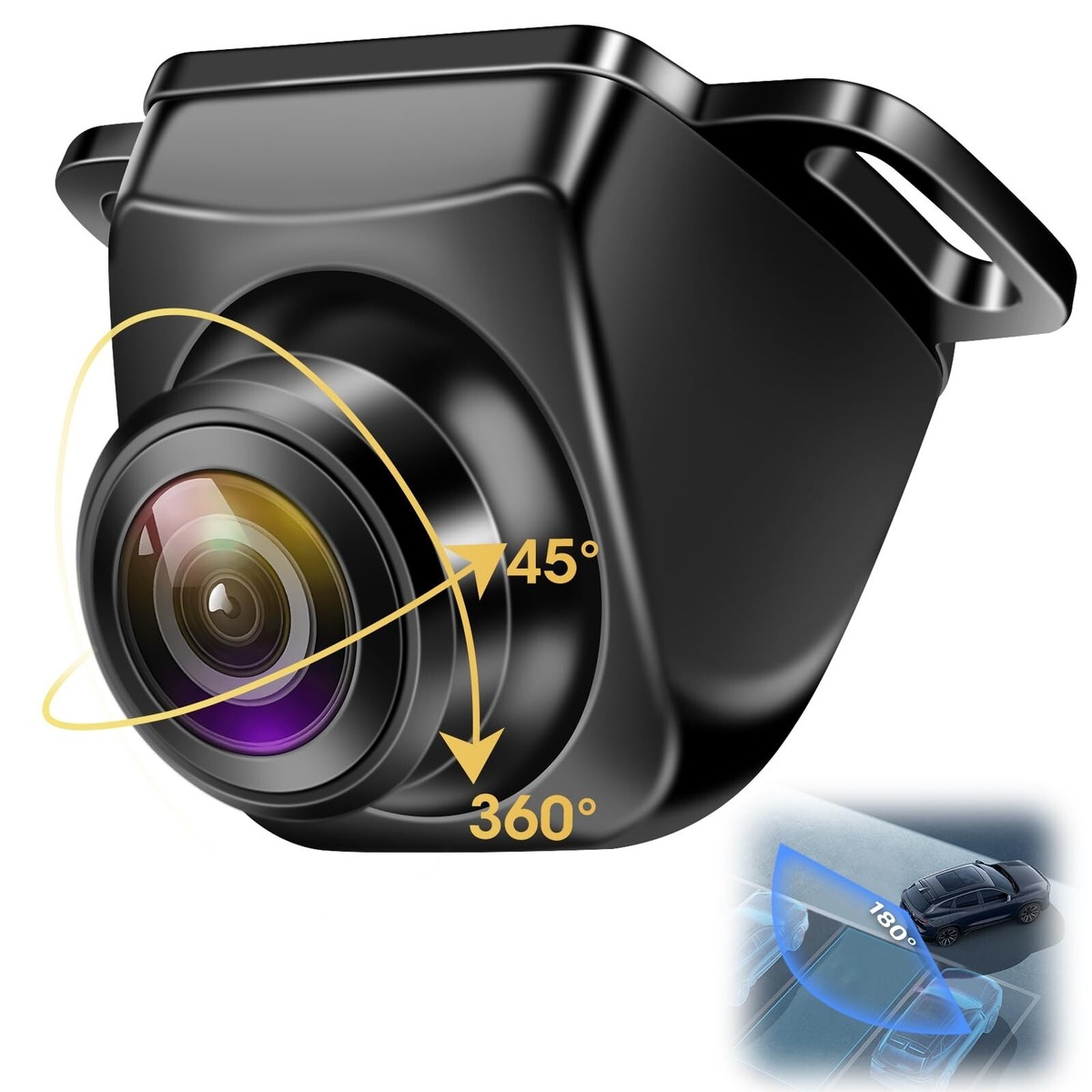 Backup Camera 【180°Wide Angle】 AHD 1080P Back up Camera for Cars