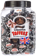 Liquorice Toffees | with Condensed Milk & Black Treacle | Imported from the UK |
