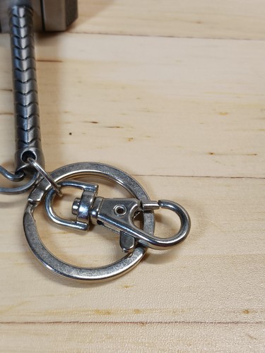 THOR Hammer Keychain Marvel Comics Avengers Keyring Solid Metal Sculpted Clip - Picture 5 of 17