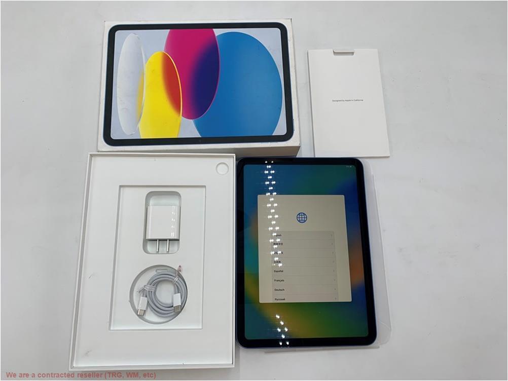 Apple iPad 10,9-дюймовый Wi-Fi 256 ГБ - Синий * В ОТКРЫТОЙ КОРОБКЕ - ПОДРОБНЕЕ О JX43