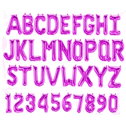 Alphabet A-Z Letter Number Foil Balloons Star Heart Balloon Name Party Wedding - Picture 7 of 12