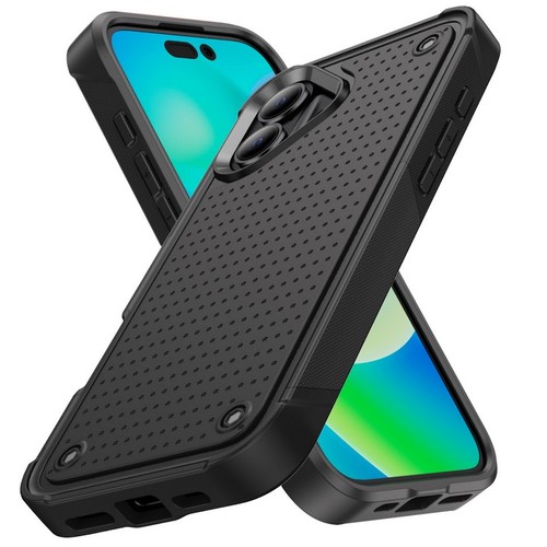 For Apple Iphone 16 (6.1") Case Shockproof Textured with Side Grip - 第 12/19 張圖片
