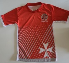 Malta Football  Team 1901 Jersey Youth  Size EU 128/ US 7/8 -Excellent Condition