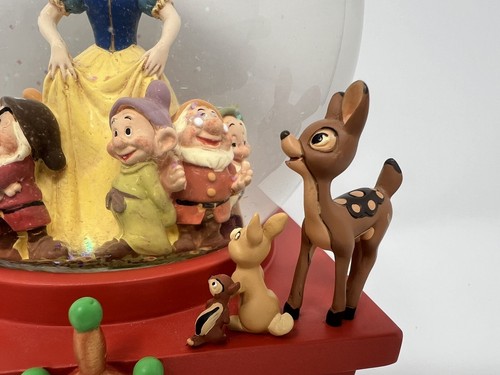 Disney Store Art Of SNOW WHITE Limited Edition Snow Globe Seven Dwarves EUC! - Picture 6 of 24