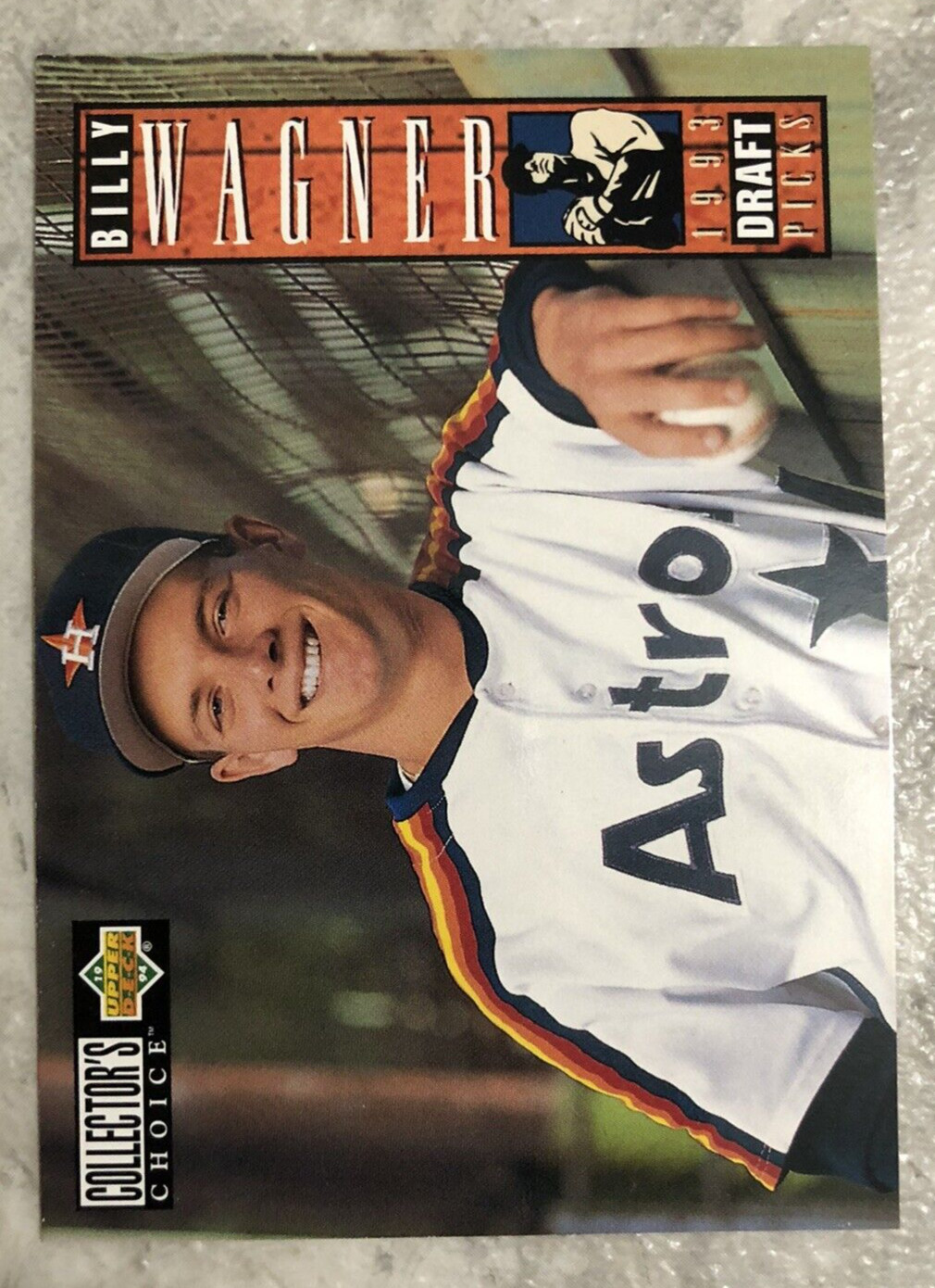 1994 Collector's Choice #29 Billy Wagner Draft Picks Rookie Baseball Card RC
