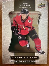 20-21 UD Extended Hockey Ovation Premier Prospects O-39 Josh Norris