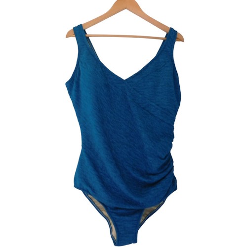 NEW Penbrooke Krinkle Swimsuit Size 20W Crossover Chlorine Proof Tummy Control