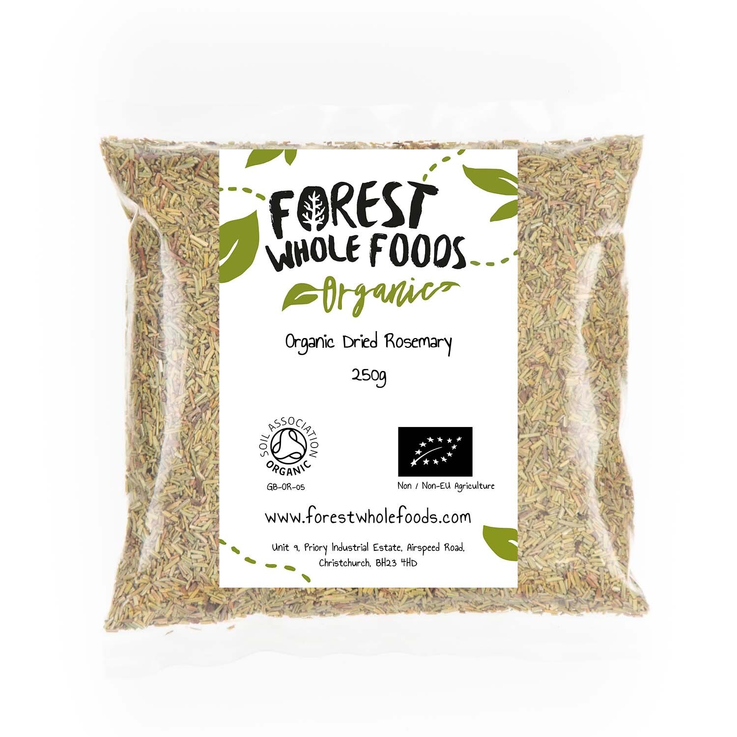 Organic Dried Rosemary 250g - Forest Whole Foods