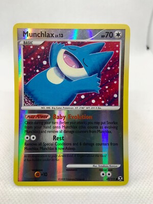 Munchlax Rising Rivals 69/111 Reverse Holo Common Pokémon TCG | eBay