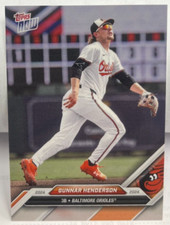 Gunnar Henderson 2024 Topps Now Road To Opening Day #OD-1 BALTIMORE ORIOLES - SP