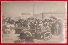 CARTOLINA GENOVA CORSO AUTOMOBILISTICO DEI FIORI 1902 ( C 77 )